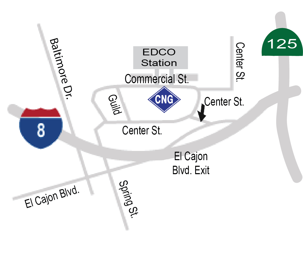 San Marcos CNG Public Fueling Stn. Map